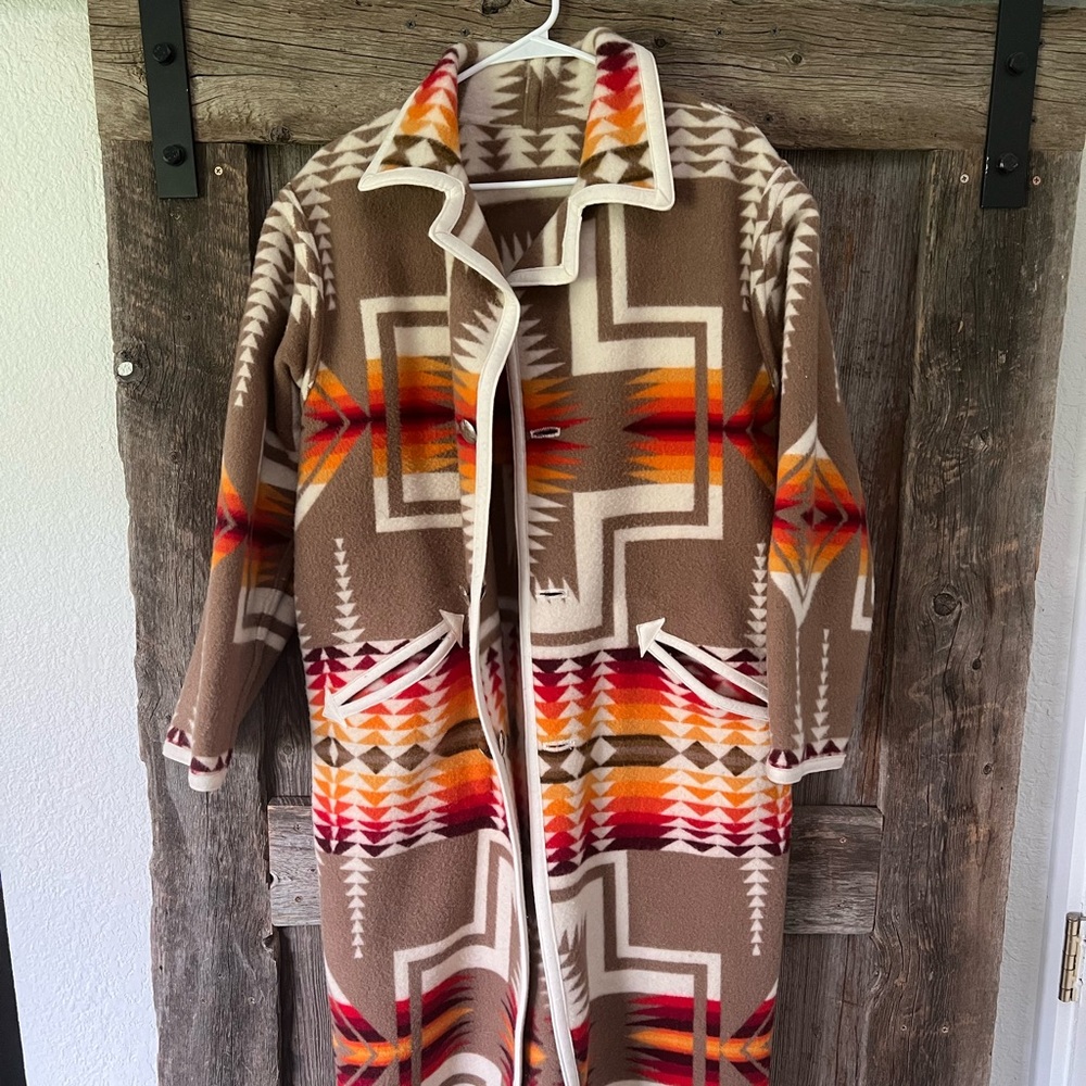 Southwestern Patterned Women's Sweater Coat